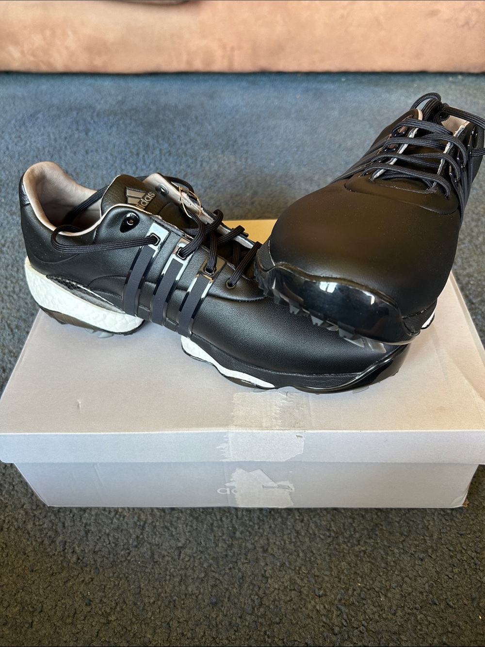 adidas Tour360 22 Black Men’s Golf Shoes